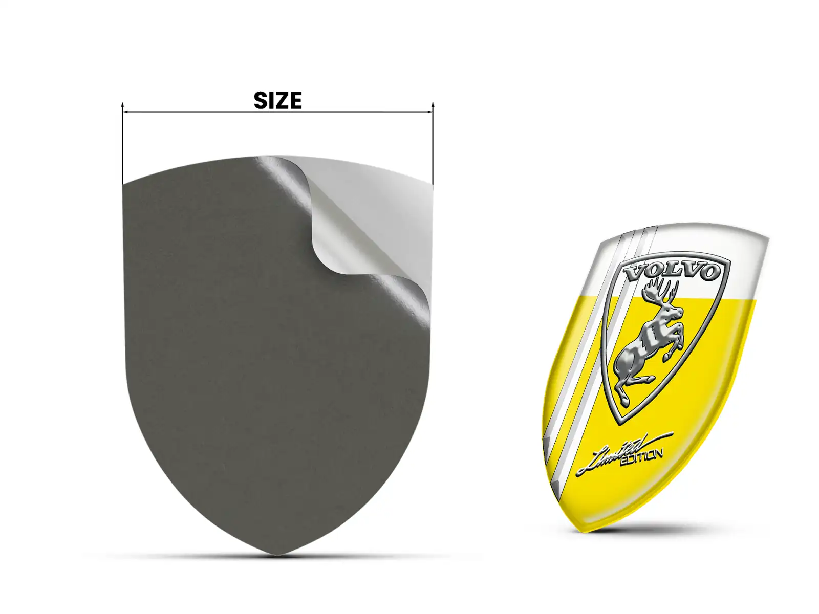 Volvo Insignias Auto Personalizadas Resistentes Alta Calidad